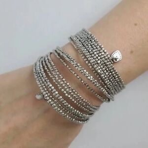 Stella & Dot Shimmering Silver Bracelet